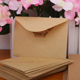 Maxbell 50pcs Kraft Paper Love and Thanks Cards with Envelopes for Wedding Party - Aladdin Shoppers