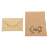 Maxbell 50pcs Kraft Paper Love and Thanks Cards with Envelopes for Wedding Party - Aladdin Shoppers