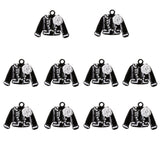 Maxbell 10Pcs Black Cute Coat Shape Charms Pendants Fit Bracelet DIY Jewelry Craft - Aladdin Shoppers