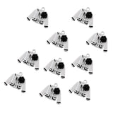 Maxbell Maxbell 10Pcs White Cute Coat Shape Charms Pendants Fit Bracelet DIY Jewelry Craft