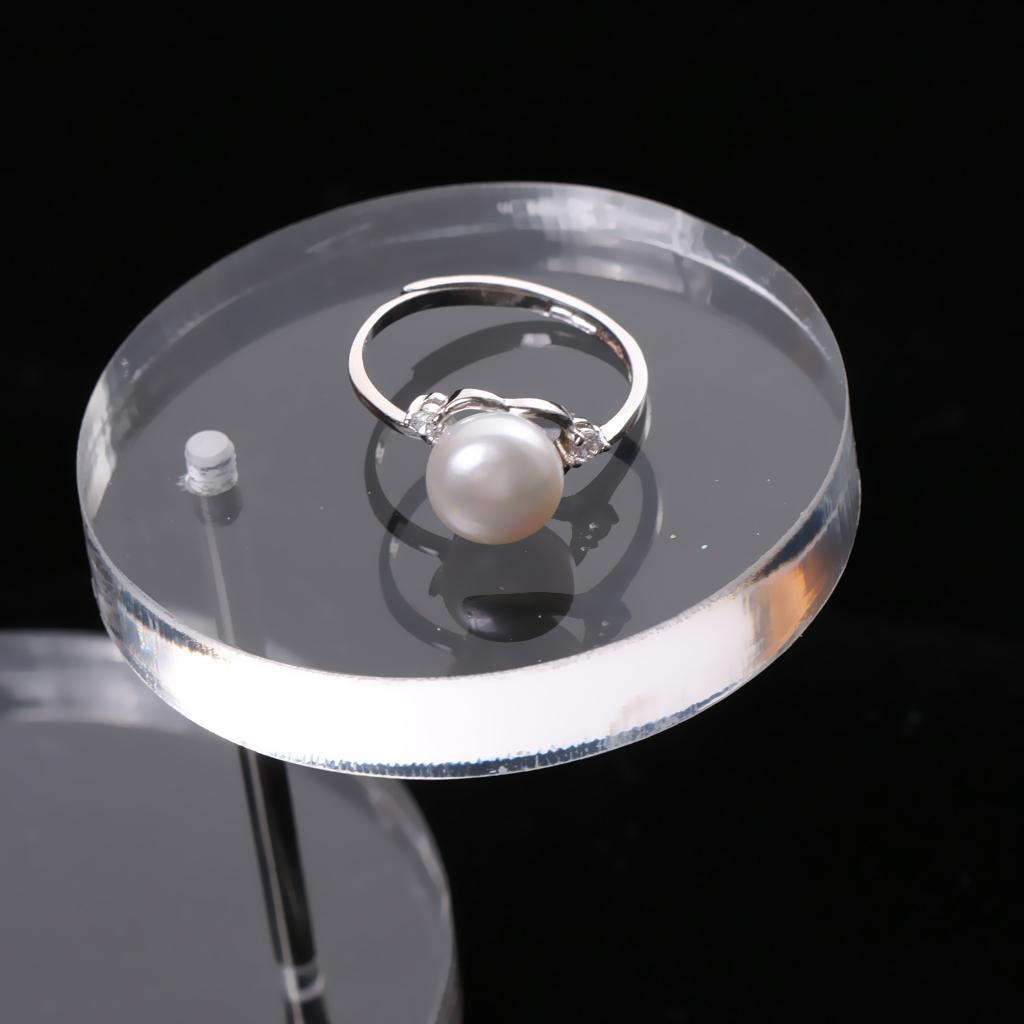 Maxbell Maxbell 3-Tier Round Rotating Jewelry Retail Display Holder Stand Organizer Rack #2