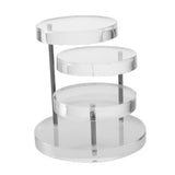 Maxbell 3-Tier Round Rotating Jewelry Retail Display Holder Stand Organizer Rack #2 - Aladdin Shoppers