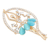 Maxbell Rhinestone Crystal Ballerina Broach Pin Xmas Wedding Gift Blue - Aladdin Shoppers
