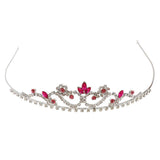 Maxbell Rhinestone Flower Headband Hair Band Bridal Bridesmaid Wedding Prom Tiara - Aladdin Shoppers