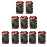 Maxbell 10pcs Camouflage Beer Can Cooler Soda Beverage Sleeve Holder Wrap Favour - Aladdin Shoppers