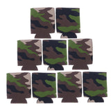 Maxbell 10pcs Camouflage Beer Can Cooler Soda Beverage Sleeve Holder Wrap Favour - Aladdin Shoppers