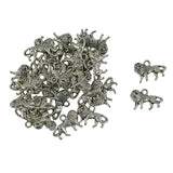 Maxbell 50pcs Tibetan Silver 3D Lion Charms Pendants Jewelry Findings - Aladdin Shoppers