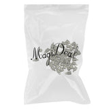 Maxbell 50pcs Tibetan Silver Carved Column End Cap findings fit 4mm or 5mm cord - Aladdin Shoppers
