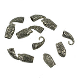 Maxbell 6 Sets Hook and Eye Clasp fit 7mm Cord Snake Head Tail End - Aladdin Shoppers