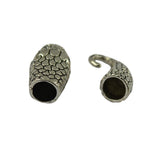 Maxbell 6 Sets Hook and Eye Clasp fit 7mm Cord Snake Head Tail End - Aladdin Shoppers