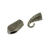 Maxbell 6 Sets Hook and Eye Clasp fit 7mm Cord Snake Head Tail End - Aladdin Shoppers