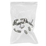 Maxbell 6 Sets Hook and Eye Clasp fit 7mm Cord Snake Head Tail End - Aladdin Shoppers