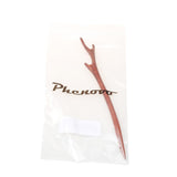 Maxbell 2pcs Vintage Wood Antler Hair Sticks Handmade Hairpin Chignon Pin Accessory