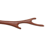 Maxbell 2pcs Vintage Wood Antler Hair Sticks Handmade Hairpin Chignon Pin Accessory