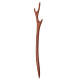 Maxbell 2pcs Vintage Wood Antler Hair Sticks Handmade Hairpin Chignon Pin Accessory