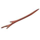 Maxbell 2pcs Vintage Wood Antler Hair Sticks Handmade Hairpin Chignon Pin Accessory