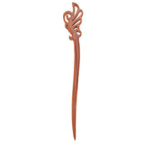Maxbell Vintage Butterfly Carved Wood Hairpin Hair Stick Chignon Pin Accessory Red - Aladdin Shoppers