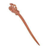 Maxbell Vintage Butterfly Carved Wood Hairpin Hair Stick Chignon Pin Accessory Red - Aladdin Shoppers