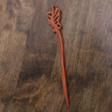 Maxbell Vintage Butterfly Carved Wood Hairpin Hair Stick Chignon Pin Accessory Red - Aladdin Shoppers