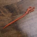 Maxbell Vintage Butterfly Carved Wood Hairpin Hair Stick Chignon Pin Accessory Red - Aladdin Shoppers
