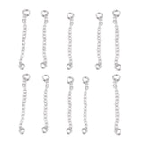 Maxbell 925 Silver Ear Threads Long Chain for DIY Earrings Jewelry Accessories 25mm - Aladdin Shoppers