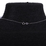 Maxbell Women 925 Sterling Silver White Gold Plated Flash Bead Chain Neckalce 16inch - Aladdin Shoppers