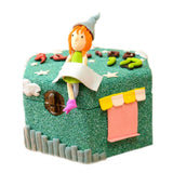 Maxbell 4pcs Set Unpainted Plain Wooden Jewelry Box Trinket Gift Box Keepsake