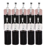 Maxbell 5Pcs Cylindrical Stone Gemstone Rose Quartz DIY Pendant Jewelry Pink - Aladdin Shoppers