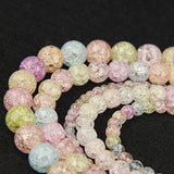 Maxbell Maxbell 8mm 50pcs Jewelry Multicolor Crystal Gemstone Round Loose Beads Accessories