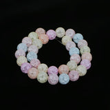 Maxbell 12mm 30pcs Jewelry Multicolor Crystal Gemstone Round Loose Beads Accessories - Aladdin Shoppers