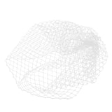 Women's Wedding Bridal Birdcage Face Veil Fascinator With Comb White