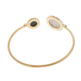 Maxbell Womens Retro Vintage Marble Golden Bracelet Cuff - Aladdin Shoppers