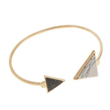 Maxbell Fashion Womens Retro Vintage Marble Golden Bracelet Cuff - Aladdin Shoppers
