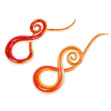 Maxbell Red Spiral Flesh Tunnel Ear Stretcher Expander Stretching Plug Kit 5 mm - Aladdin Shoppers