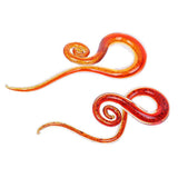 Maxbell Red Spiral Flesh Tunnel Ear Stretcher Expander Stretching Plug Kit 5 mm - Aladdin Shoppers