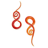 Maxbell Red Spiral Flesh Tunnel Ear Stretcher Expander Stretching Plug Kit 5 mm - Aladdin Shoppers