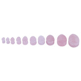 Maxbell Pair Ear Plug Ear Gauge Double Flared Body Jewelry 5mm Rose quartz - Aladdin Shoppers