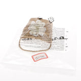Maxbell 6pcs Solid Flower Burlap Hessian Jute Gift Favours Wedding Gifts Sweets Bags - Aladdin Shoppers