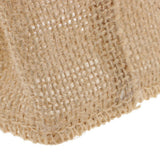 Maxbell 6pcs Solid Flower Burlap Hessian Jute Gift Favours Wedding Gifts Sweets Bags - Aladdin Shoppers