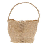 Maxbell 6pcs Solid Flower Burlap Hessian Jute Gift Favours Wedding Gifts Sweets Bags - Aladdin Shoppers