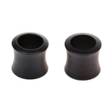 Maxbell 1 Pair Wooden Hollow Ear Plug Tunnel Expanders Stretcher Black 8mm - Aladdin Shoppers