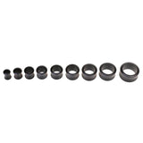 Maxbell 1 Pair Wooden Hollow Ear Plug Tunnel Expanders Stretcher Black 8mm - Aladdin Shoppers