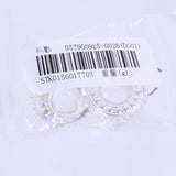 Maxbell Copper Ear Plug Gauges Flesh Tunnel Hollow Flower Ear Stretchers 12mm Silver - Aladdin Shoppers