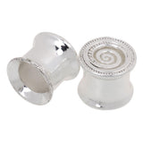 Maxbell Whirlpool-Pattern Ear Tunnel Expander Stretcher Flared Plug Accessory 10 mm - Aladdin Shoppers