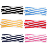 Baby Girls Headband Elastic Stripe Hairband Kids Hair Accessories Black