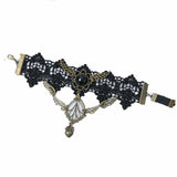 Maxbell Maxbell Retro Victorian Sexy Black Lace Armlet Armband Upper Arm Chain Party Costume