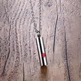 Maxbell Pill Shape Keepsake Container Medical Alert Identification Pendant Necklace - Aladdin Shoppers