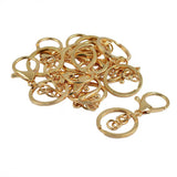 Maxbell 10 sets 65mm Large Lobster Clasp Trigger Clip Split Ring and chains Gold - Aladdin Shoppers