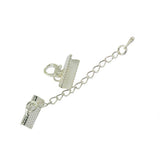 Maxbell 12 Sets Silver White Plated Lobster Clasp Clip Ends Extender Chain - Aladdin Shoppers