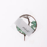 Maxbell Tree of Life Pendant Vintage Copper Wire Wrapped Gemstone Charms Green - Aladdin Shoppers